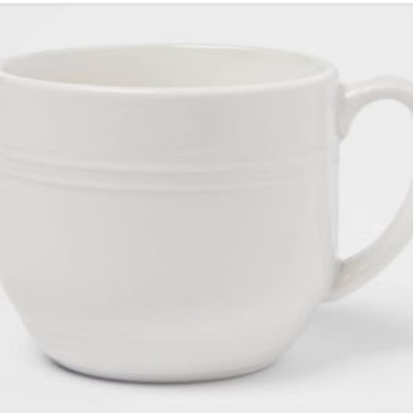 15oz Stoneware Westfield Mug Ivory - Threshold™