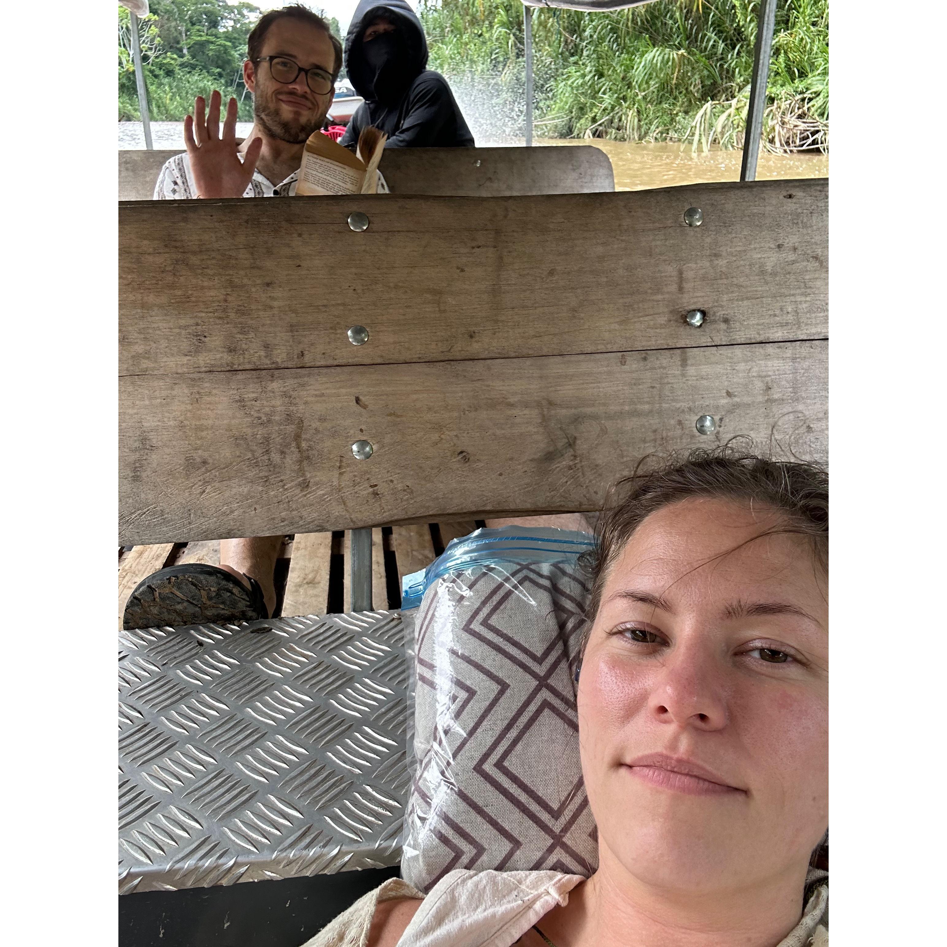 on our way to the Yawanawa Village in the Amazon