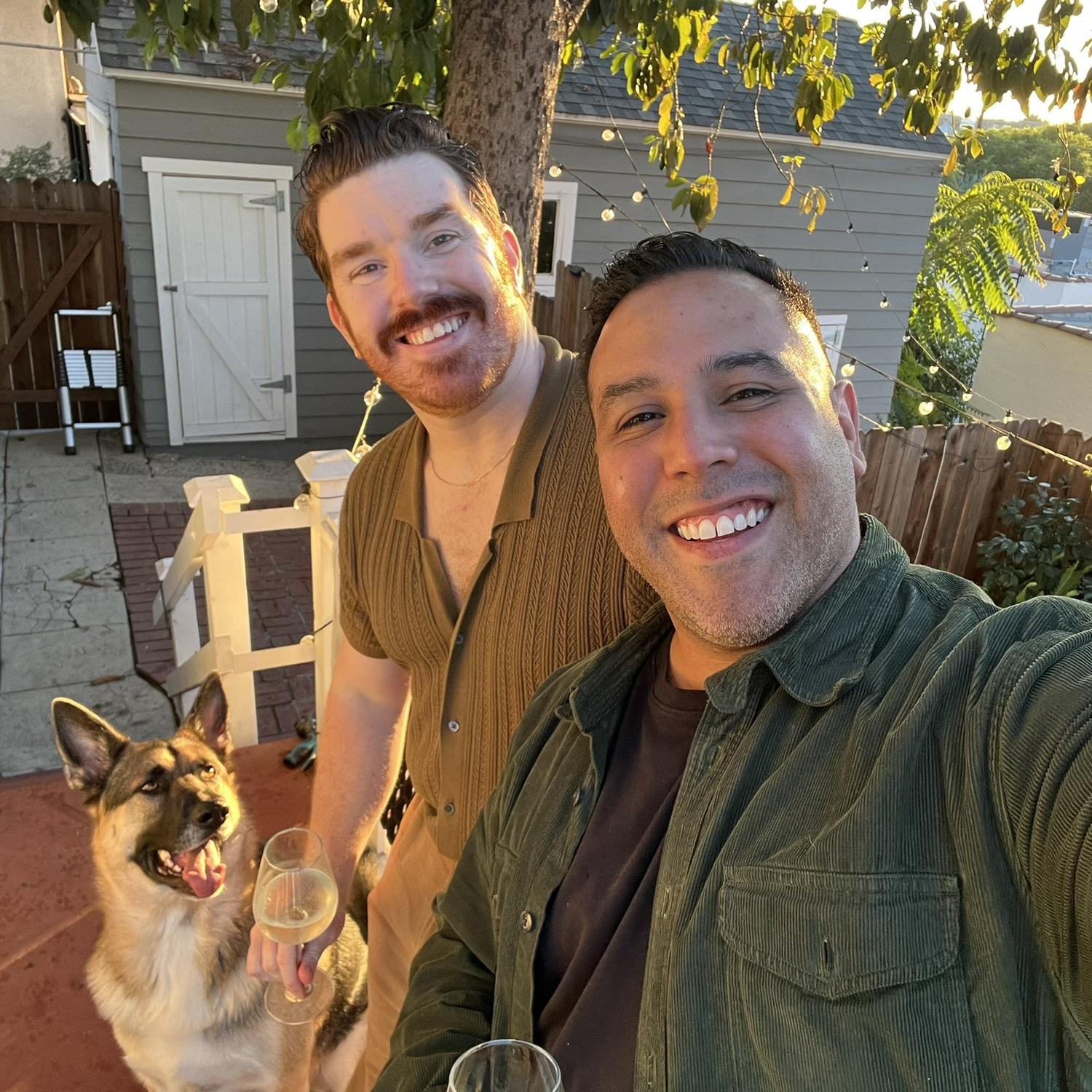 One of favorite things to do - Backyard sunset drinkies