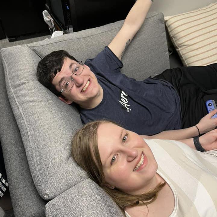 Our first picture as a couple!