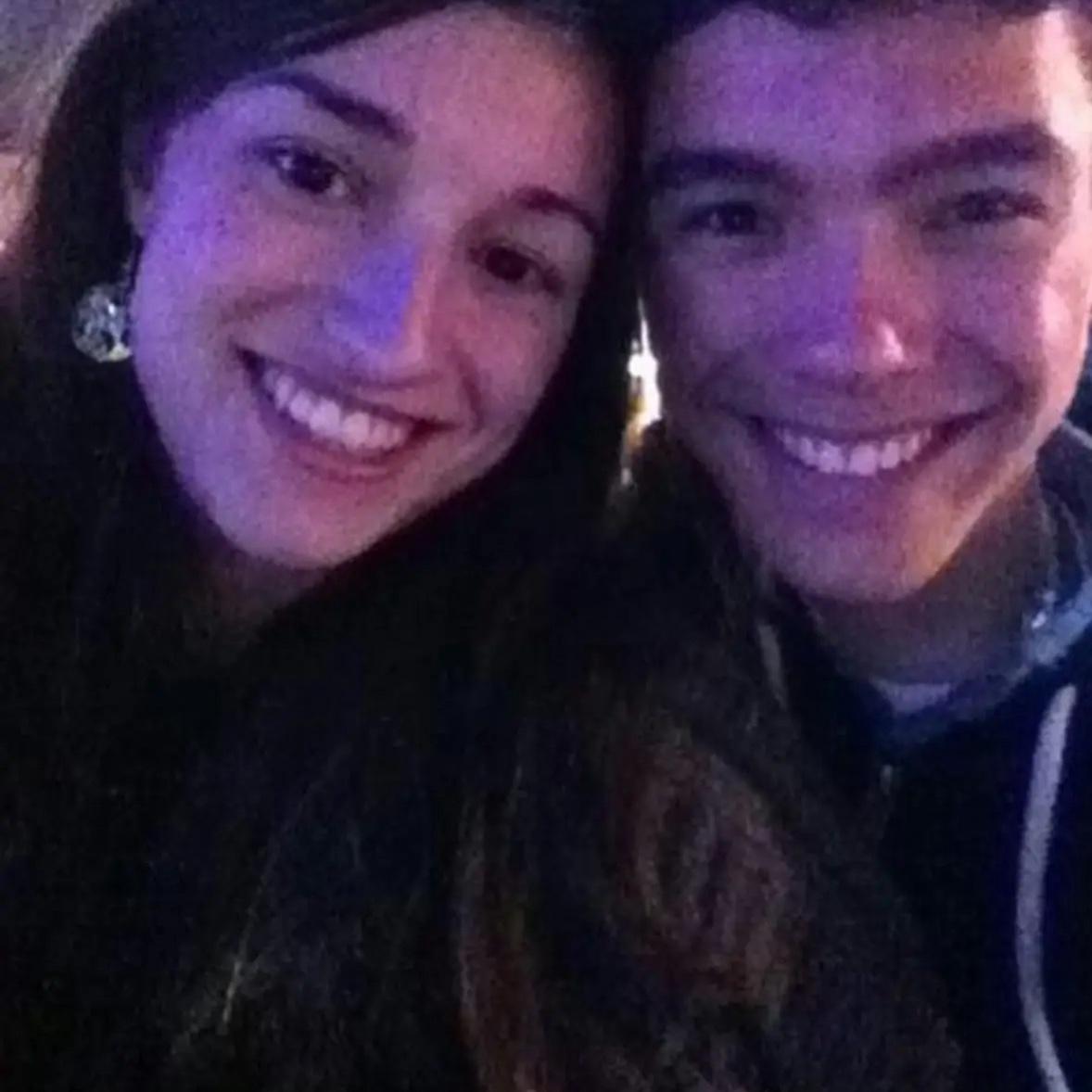 One of our first dates in Harvard Square