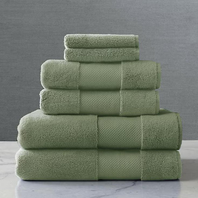 Frontgate Resort Collection™ Bath Towels, Set of Six, Green Clay