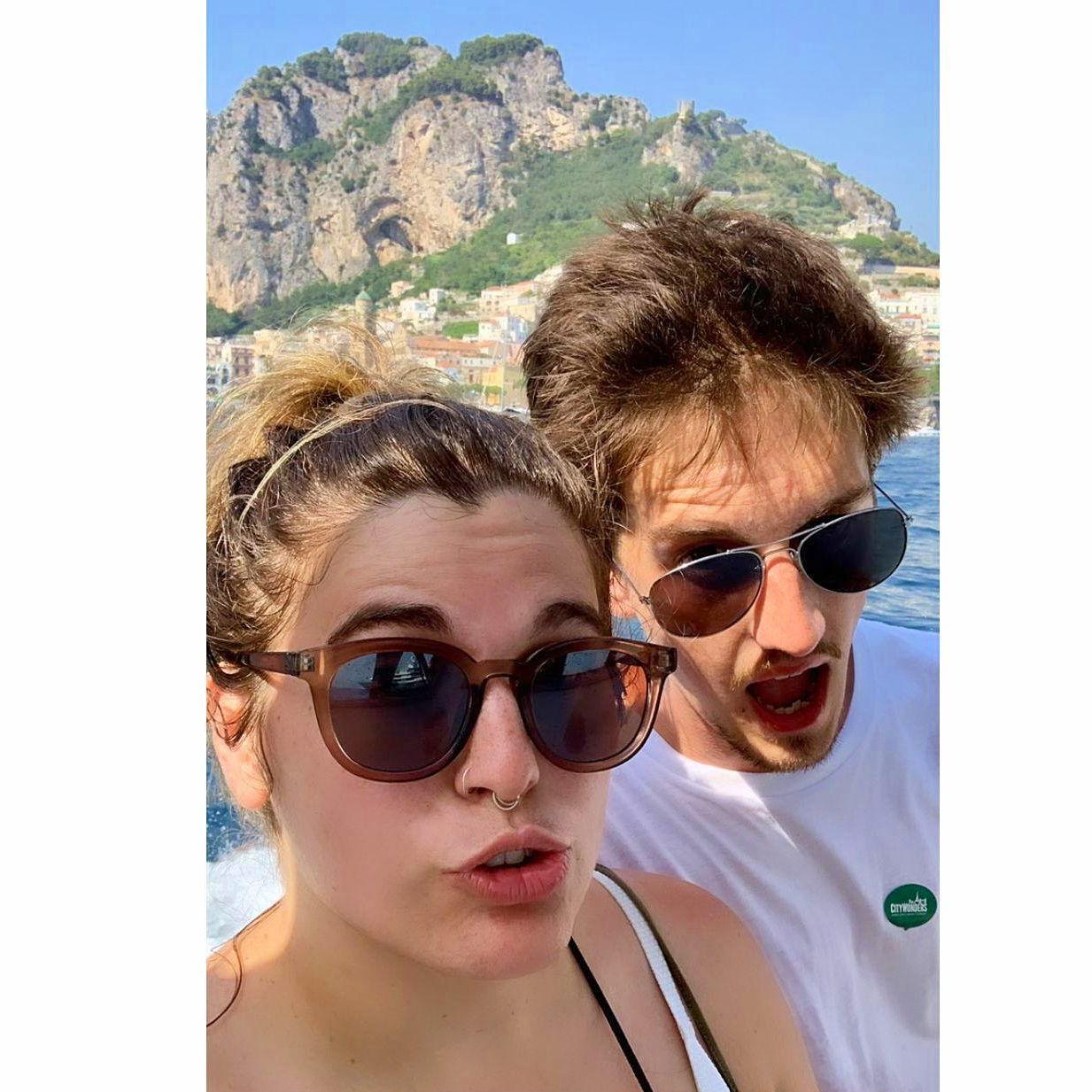 Goobers in off the Amalfi coast