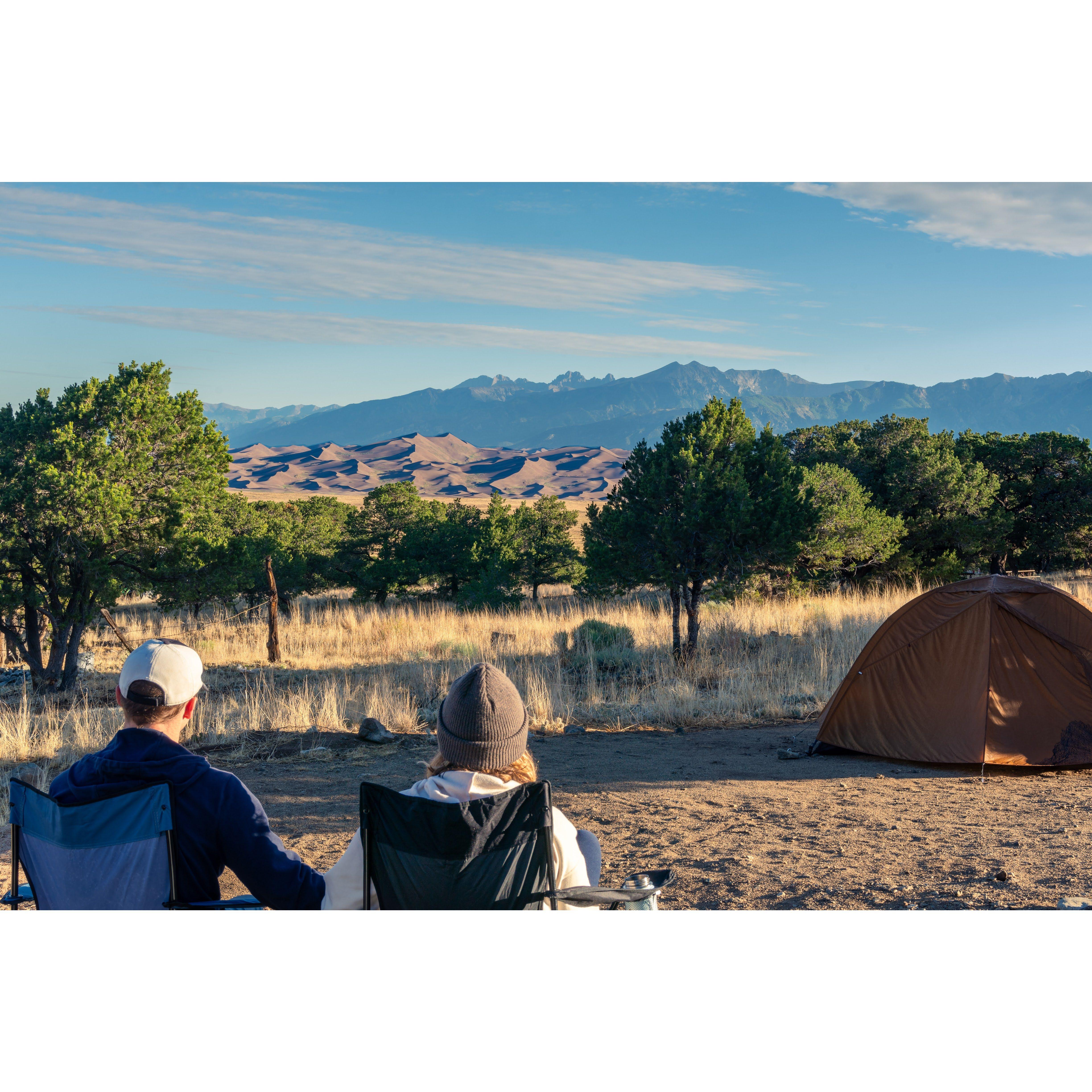 Sweet, sandy views in Sand Dunes National Park, Colorado. August 2023
