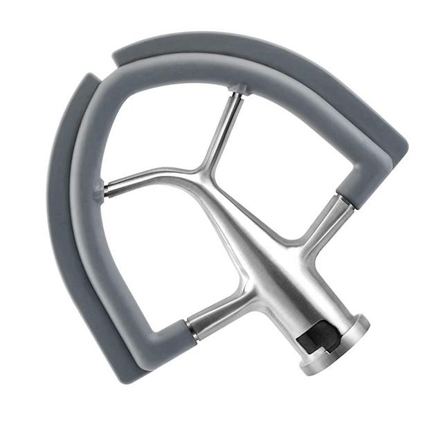 Stainless Steel Flex Edge Beater for KitchenAid Artisan Classic Tilt-Head 4.5 QT Stand Mixers, Paddle with Silicone Edges Scraper, Dishwasher Safe, Durable KitchenAid Mixer Accessory