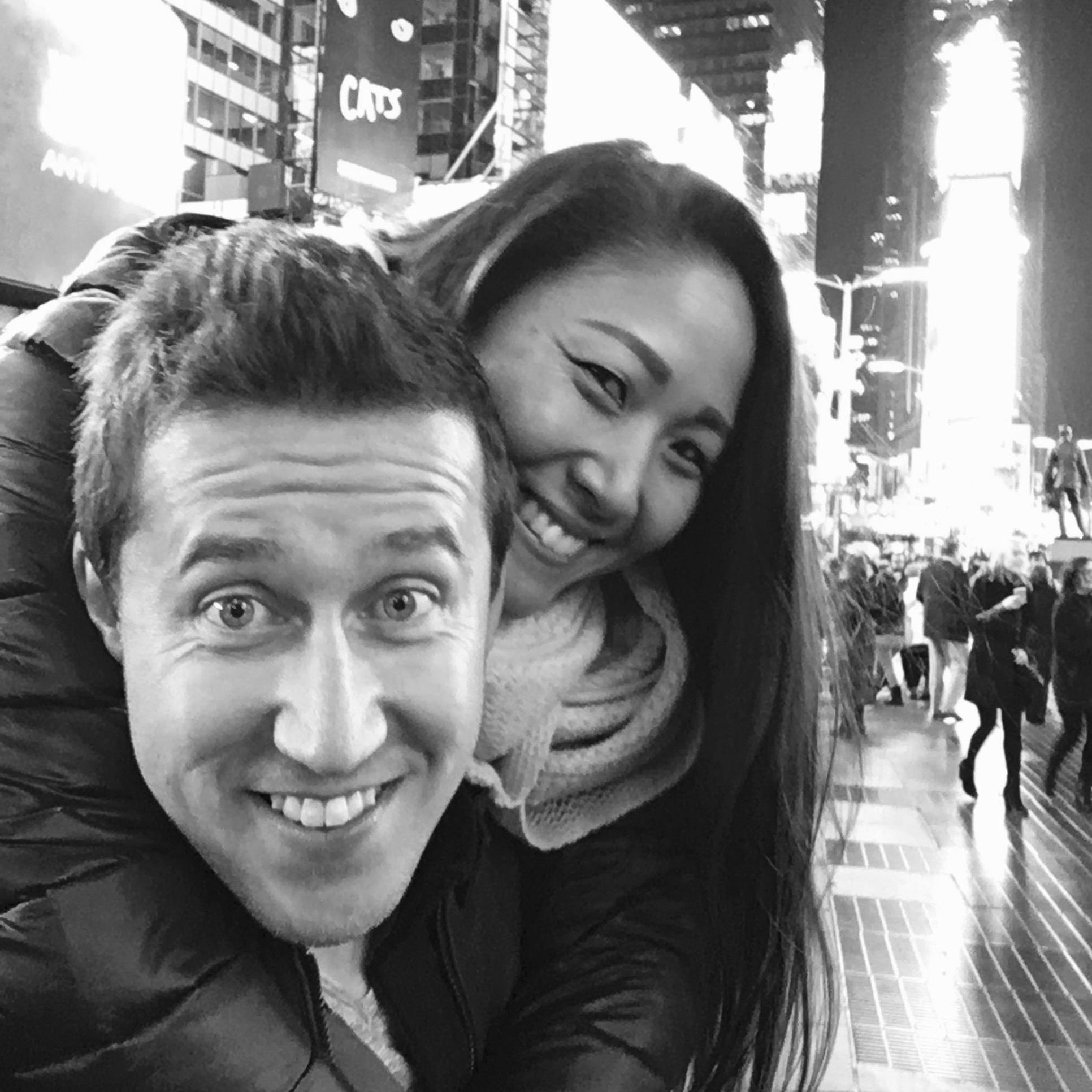 Having some fun in Times Square