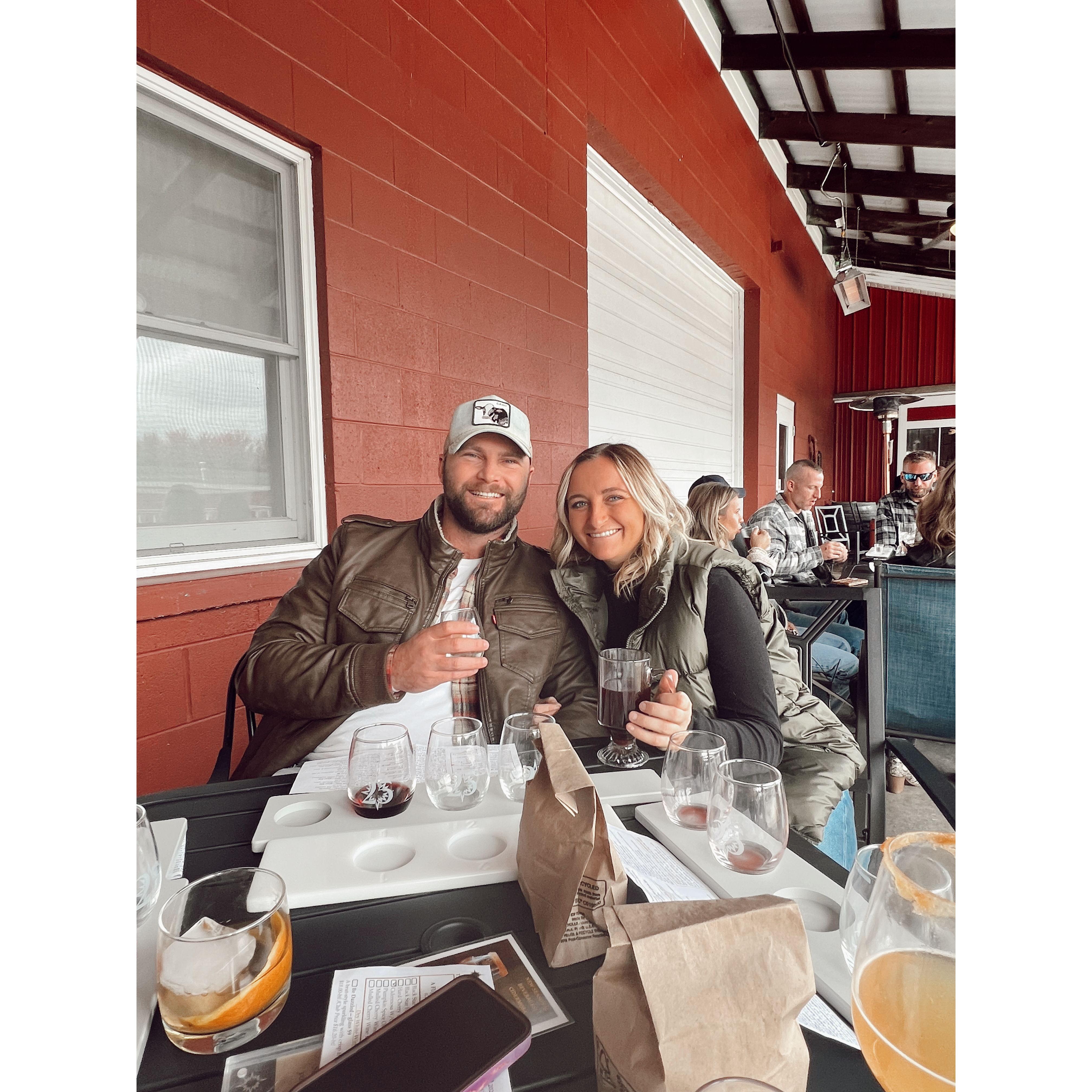Traverse City wine tasting