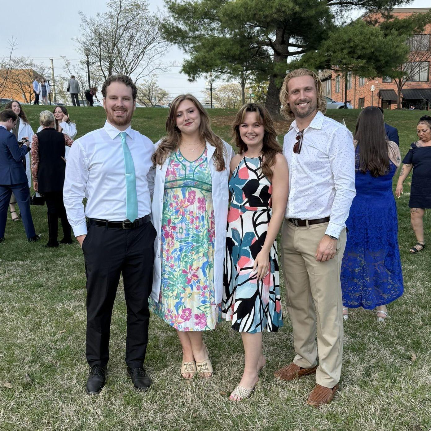 Recently at one of our close friend's white coat ceremony!