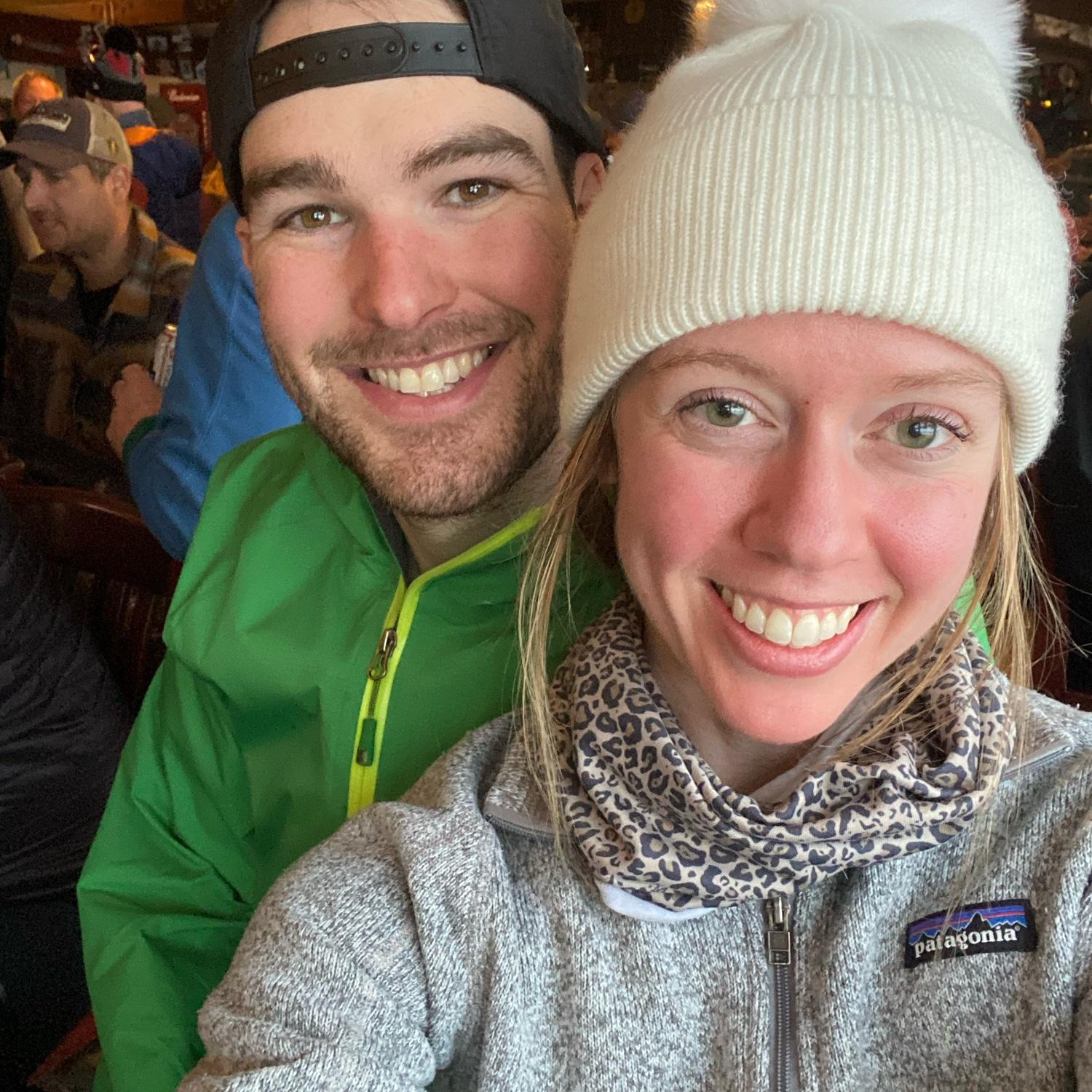 Post skiing in Bear Den.