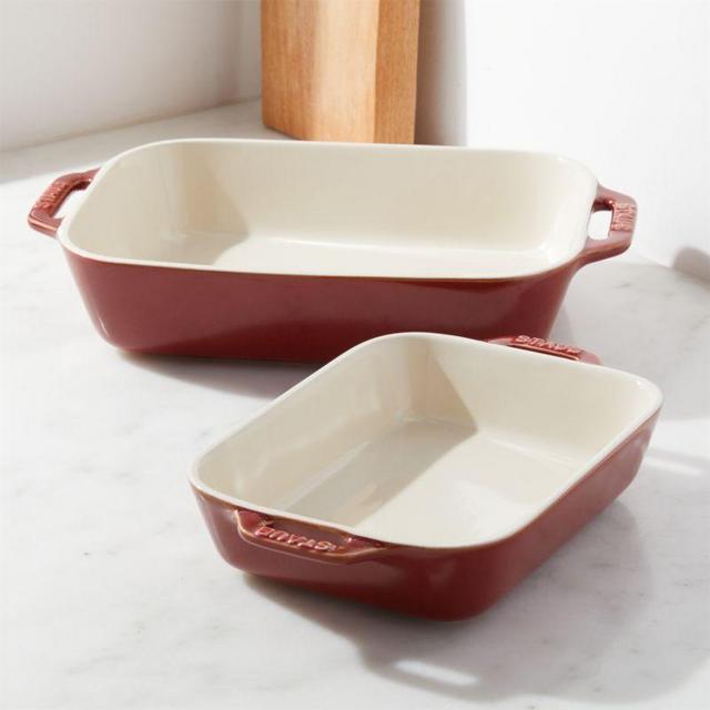 Staub ® Rustic Turquoise 2-Piece Rectangular Baker Set