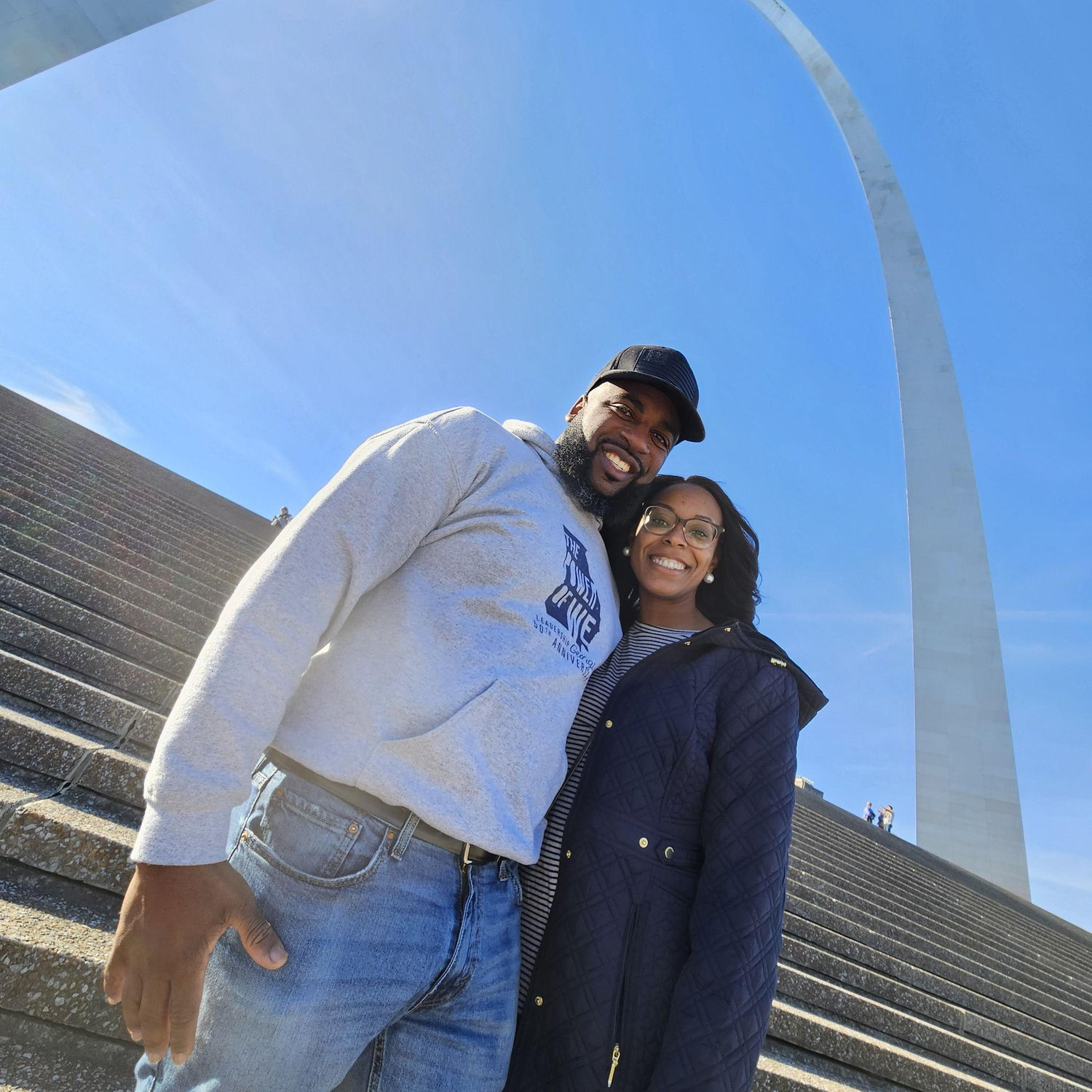 2024: St. Louis, MO...little did Destiny know, Michael was ring shopping this weekend.