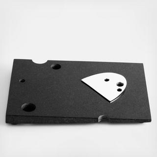 Swiss Cheese Board with Knife