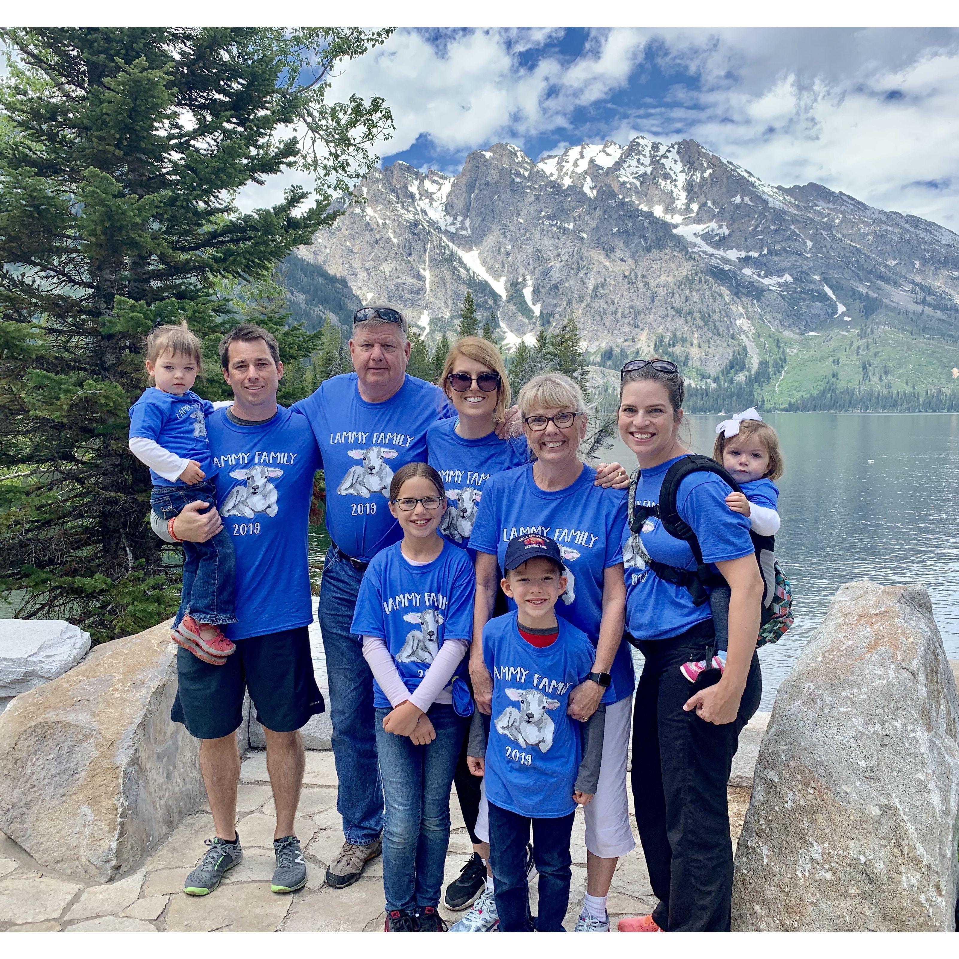 Lammy family in Wyoming