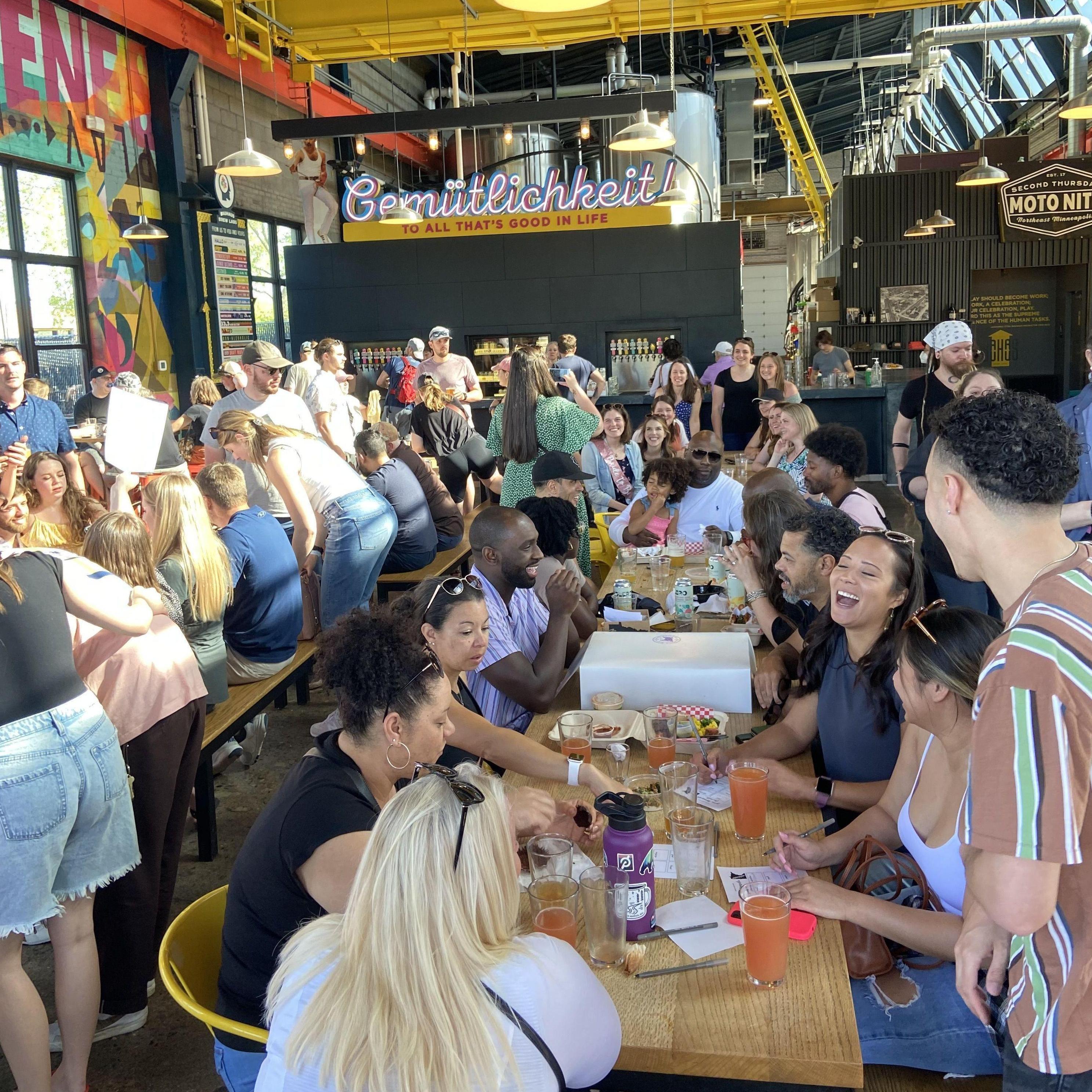Family & Friends coming together to officially welcome Dre to MN after his big move.