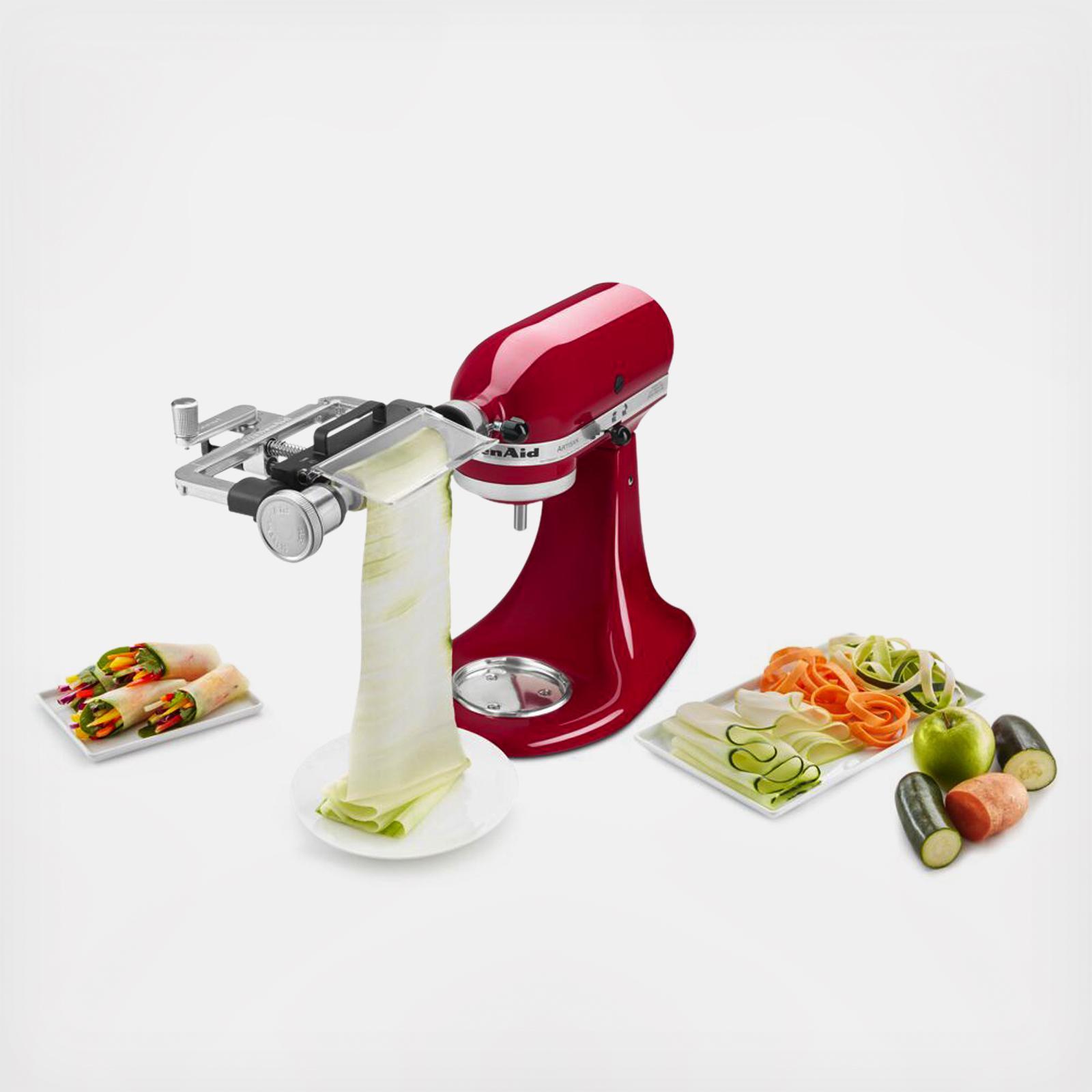 KitchenAid Vegetable Sheet Cutter Attachment with Noodle Blade KSM2SCA
