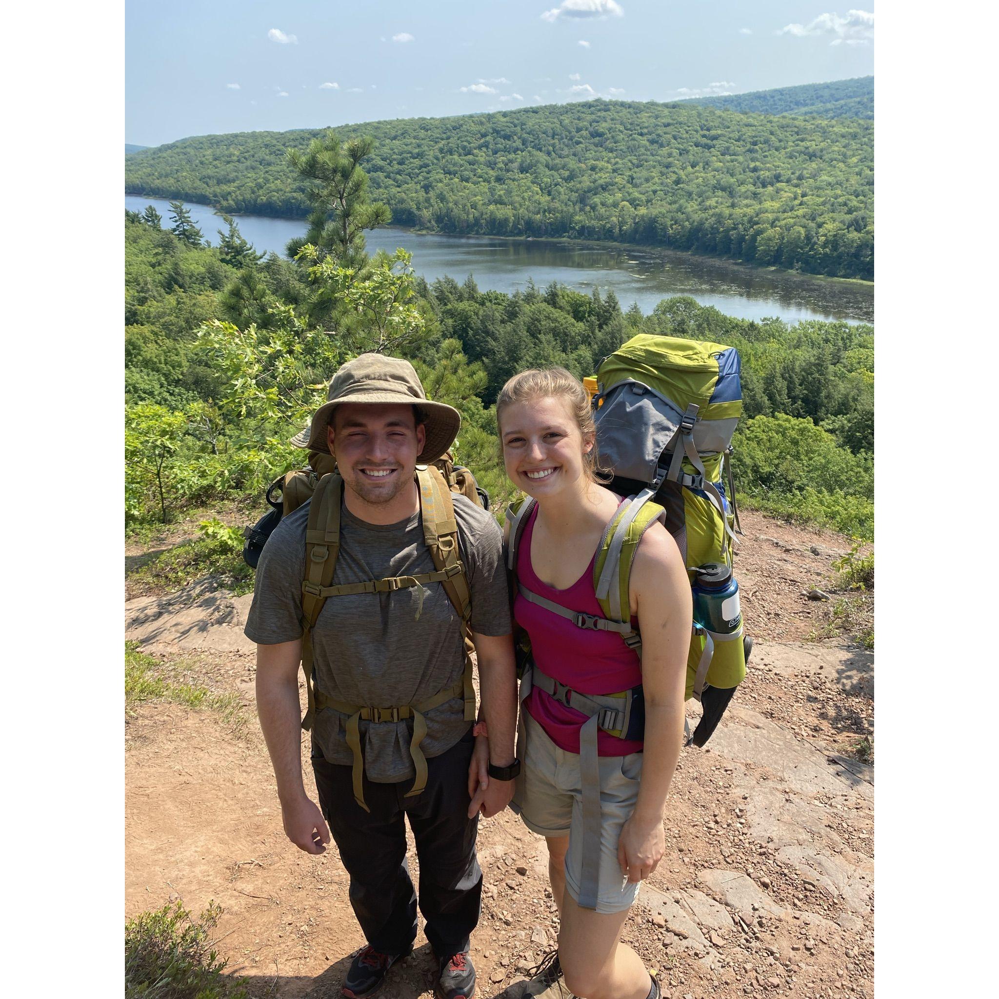 2021 Backpacking Trip to the Porcupine Mountains.