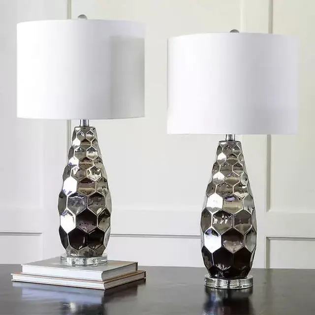 Pensacola Chrome Table Lamp, 2-pack
