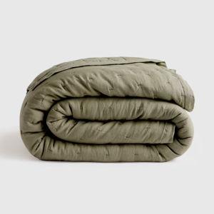 European Linen Dream Quilt - Willowleaf, King/Cal King