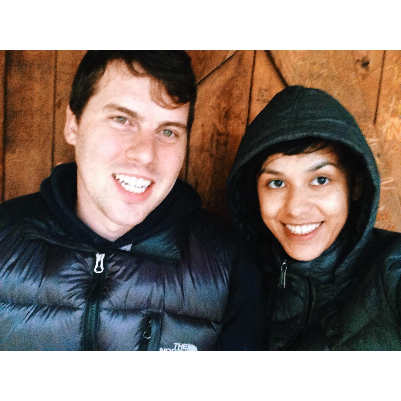 First backpacking trip on our own, 2016
