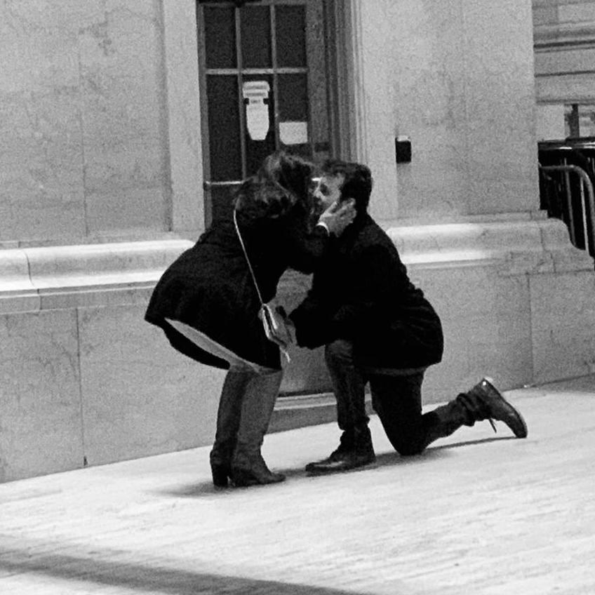 03.26.2022 - the day Luke asked Dana to be his wife, taken by a lovely passerby - Grand Central Station, NYC