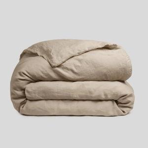 Linen Duvet Cover (Toast) - King