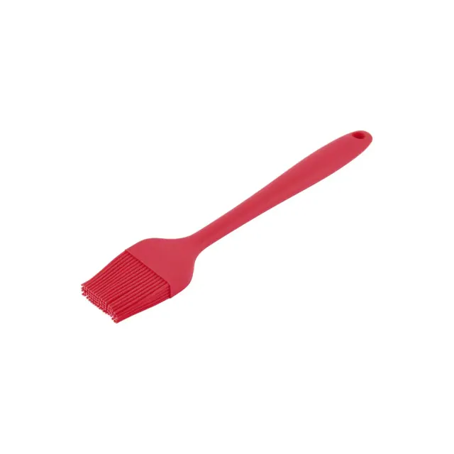 Unique Bargains Silicone Heat Resistant Desserts Baking BBQ Oil Basting Pastry Brush Red