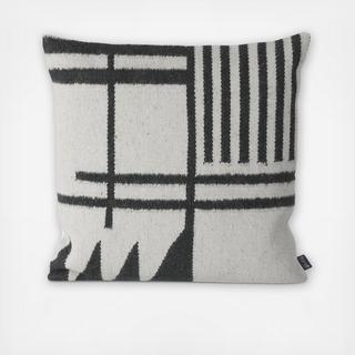 Black Lines Kelim Cushion