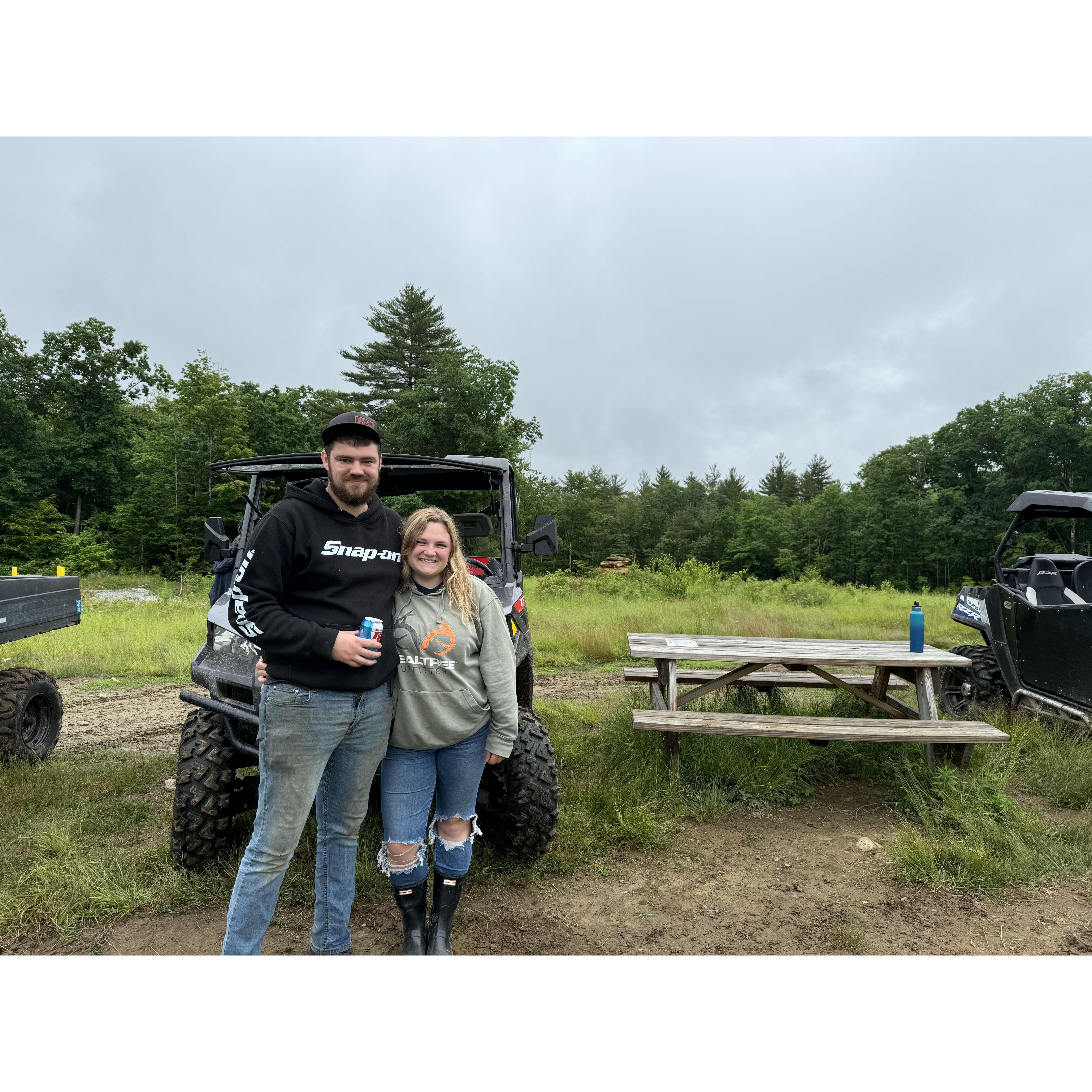 When we went wheeling with a bunch of family!