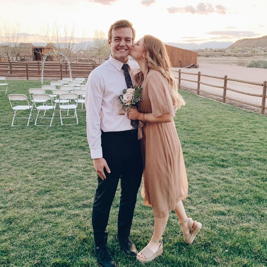 Josh and Jess Moore's wedding (my first instagram post with him)