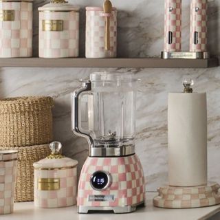 Rosy Check Stainless Steel Blender