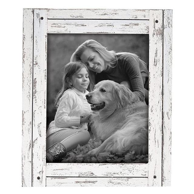 Foreside Home & Garden FFRD06219 8X10 Heartland Photo Frame White