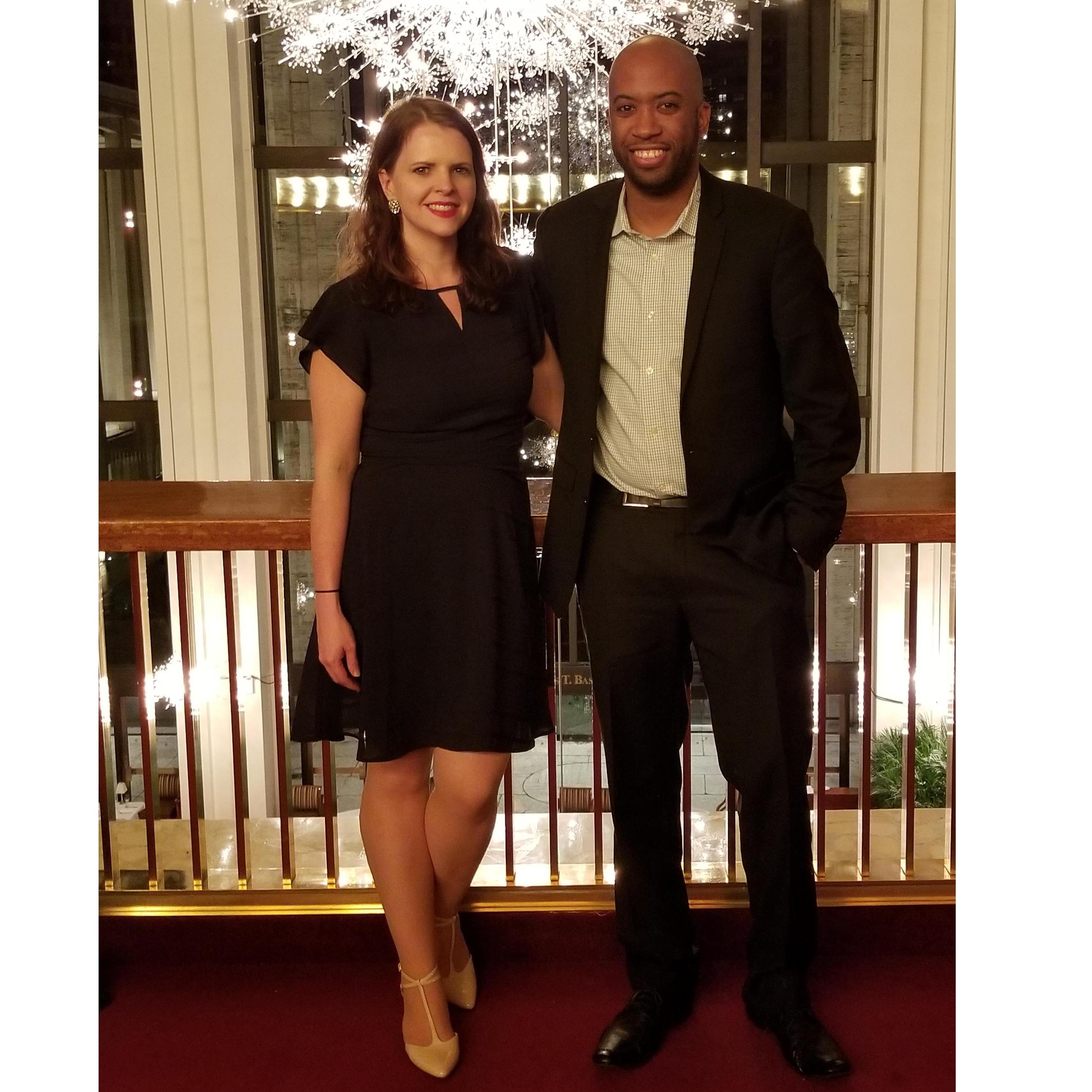 Night out at the opera, December 2017.