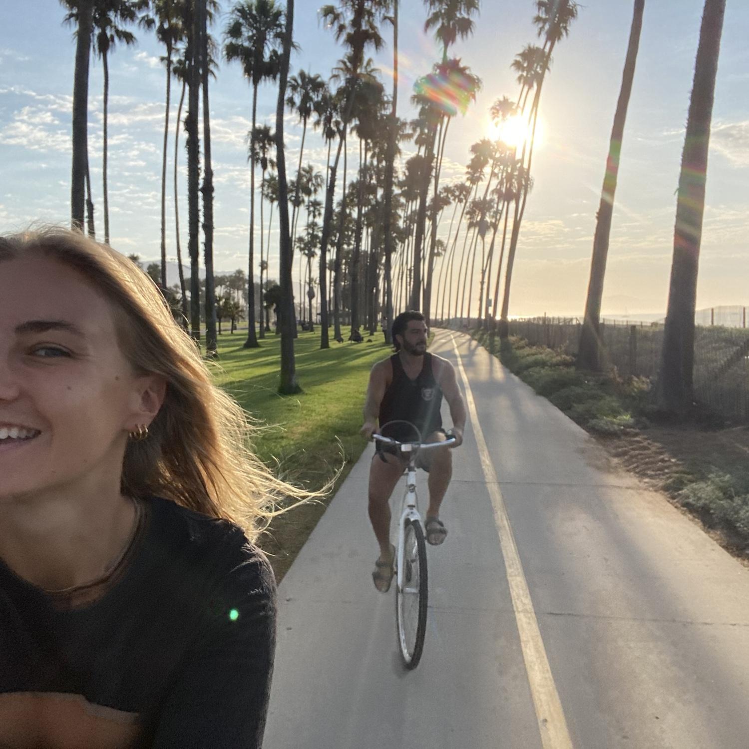 Sunset bike ride in Santa Barbara!