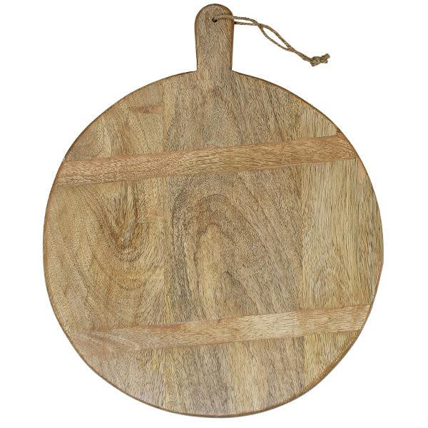 Medium Round Serving Tray with Handle