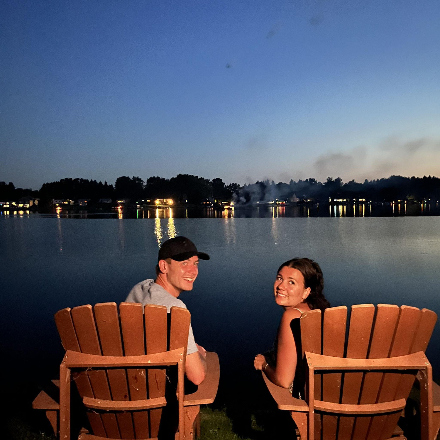 4th of July Triangle Lake firework show!