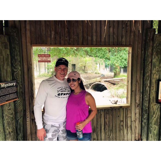 Our first getaway together...Naples zoo.