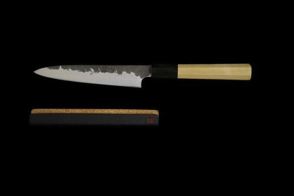 Ginrei 150mm 52100 Kurouchi Wa-Petty (Magnolia Wood)