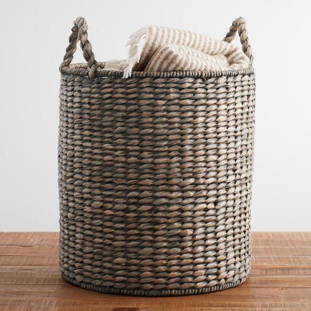 Charleston Handwoven Seagrass Tote Basket