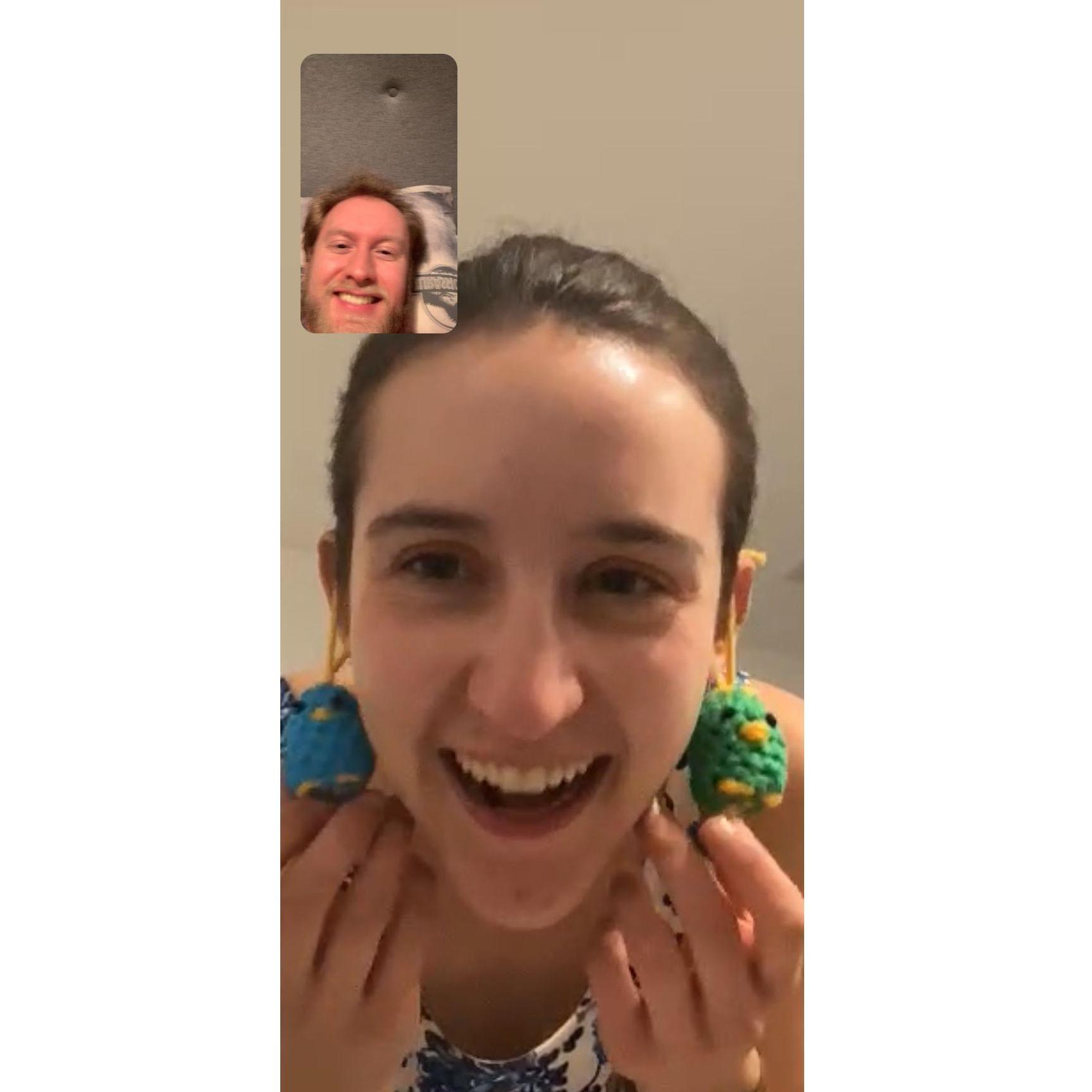 Facetiming wasn't the same as being in-person, but we still had fun and plenty of laughs :)