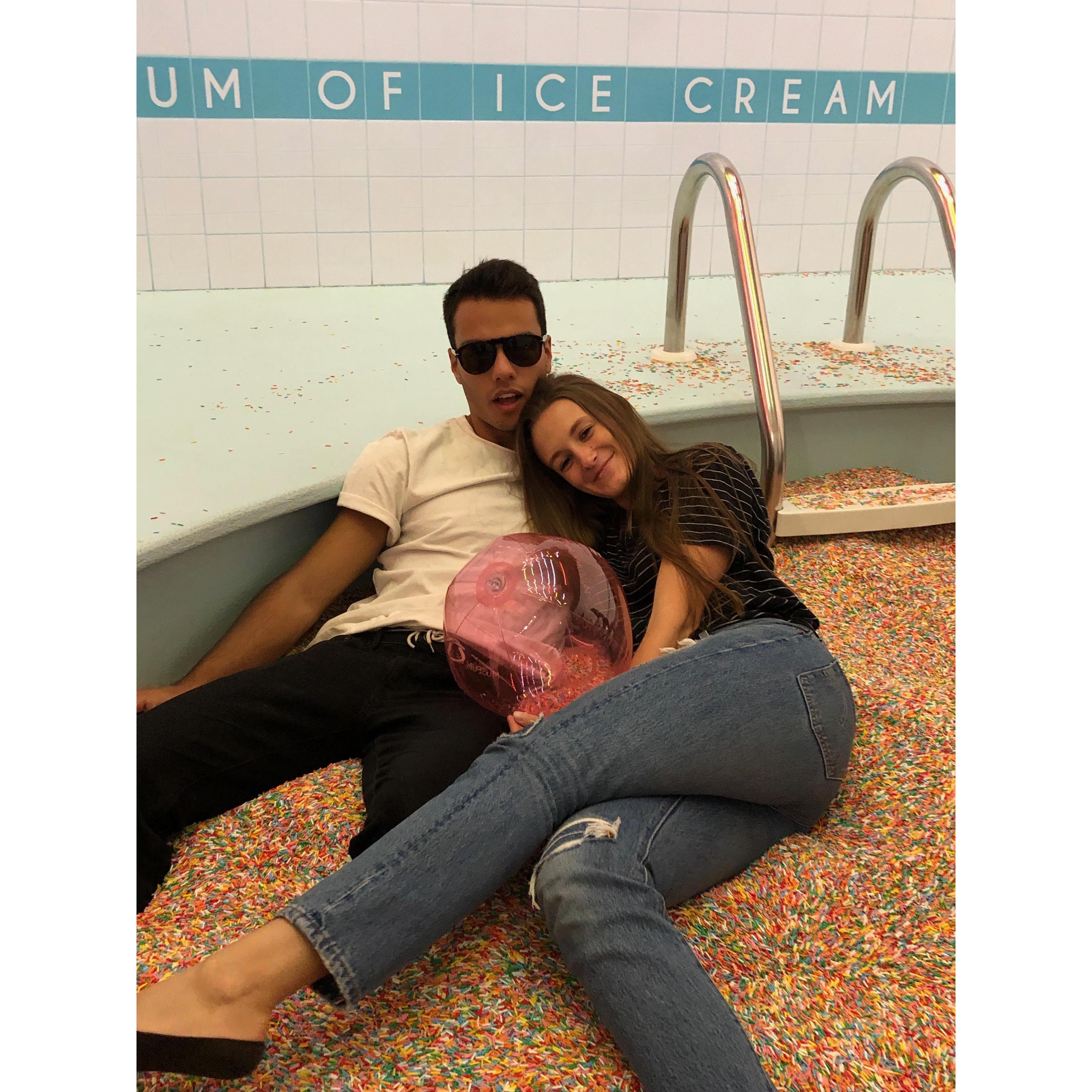 Also got to go to the Museum of Ice Cream in SF. Best museum ever.....