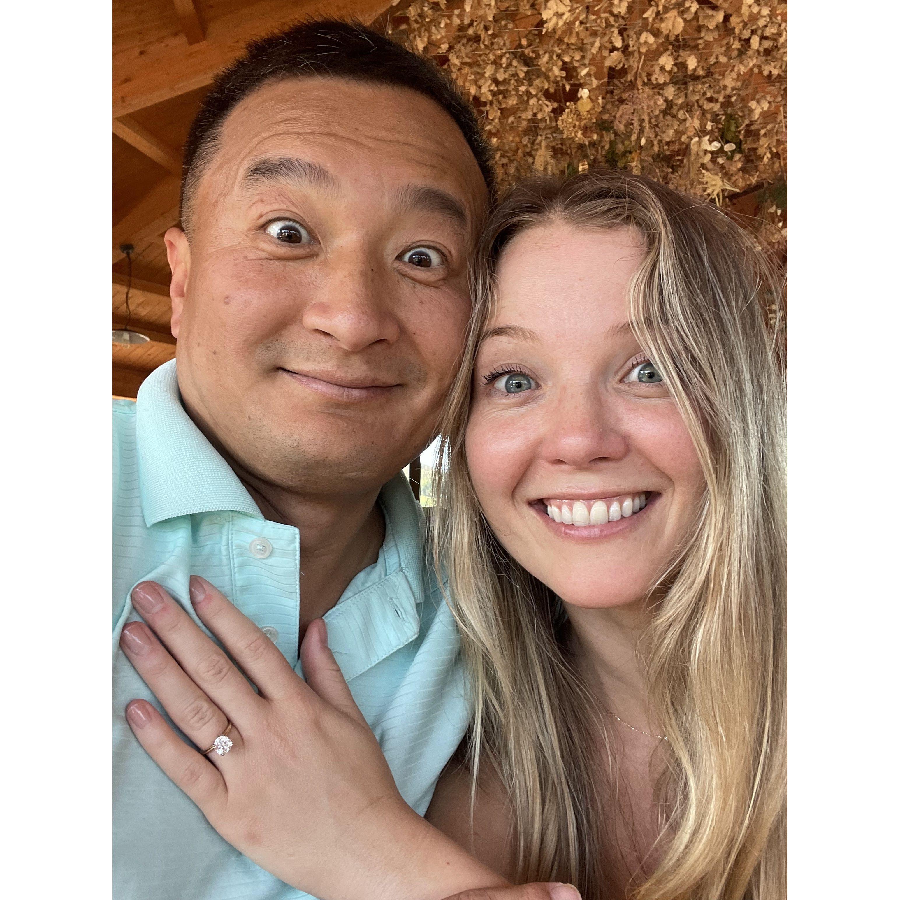 Surprise! We're engaged!