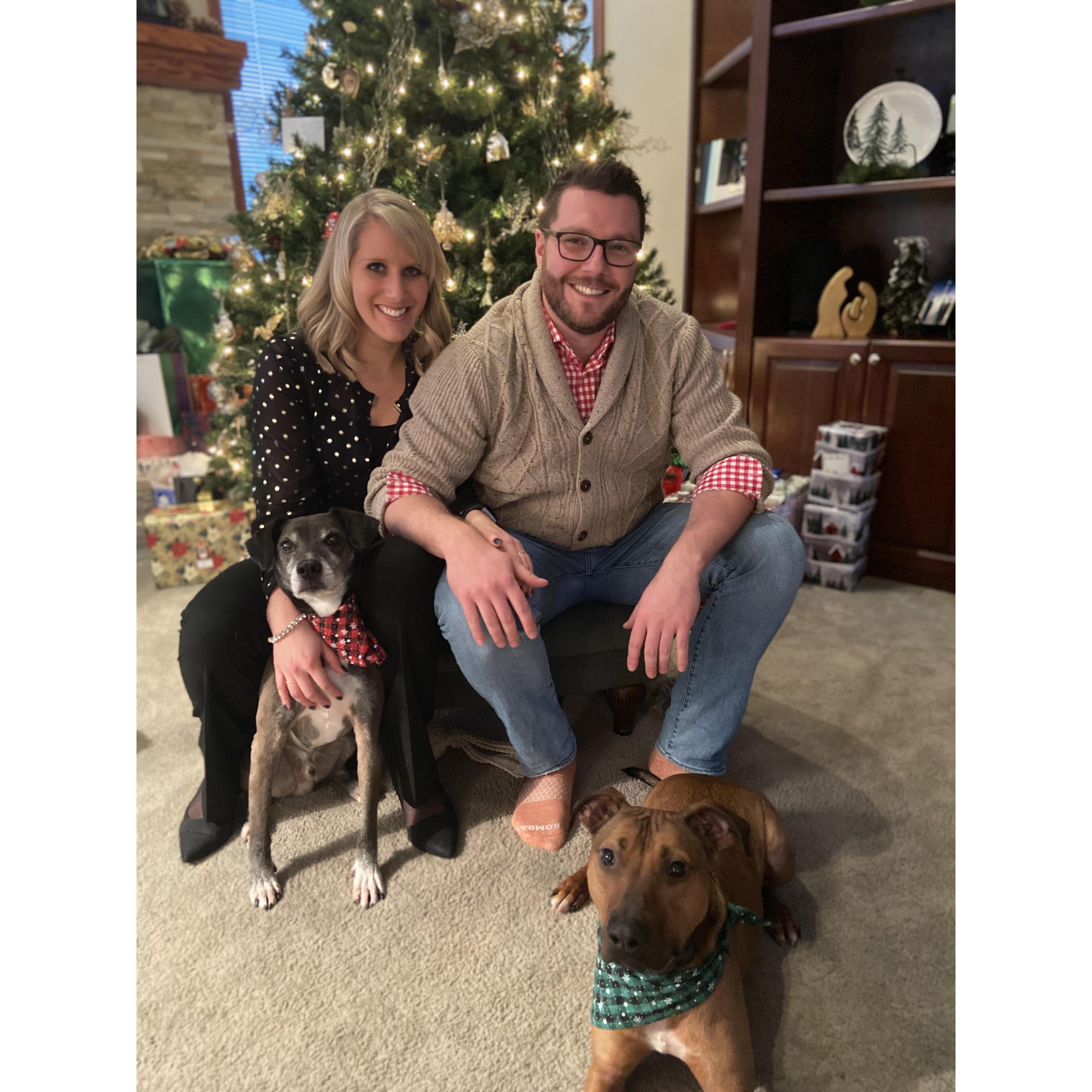 Spending the holidays together for the first time in 2019.