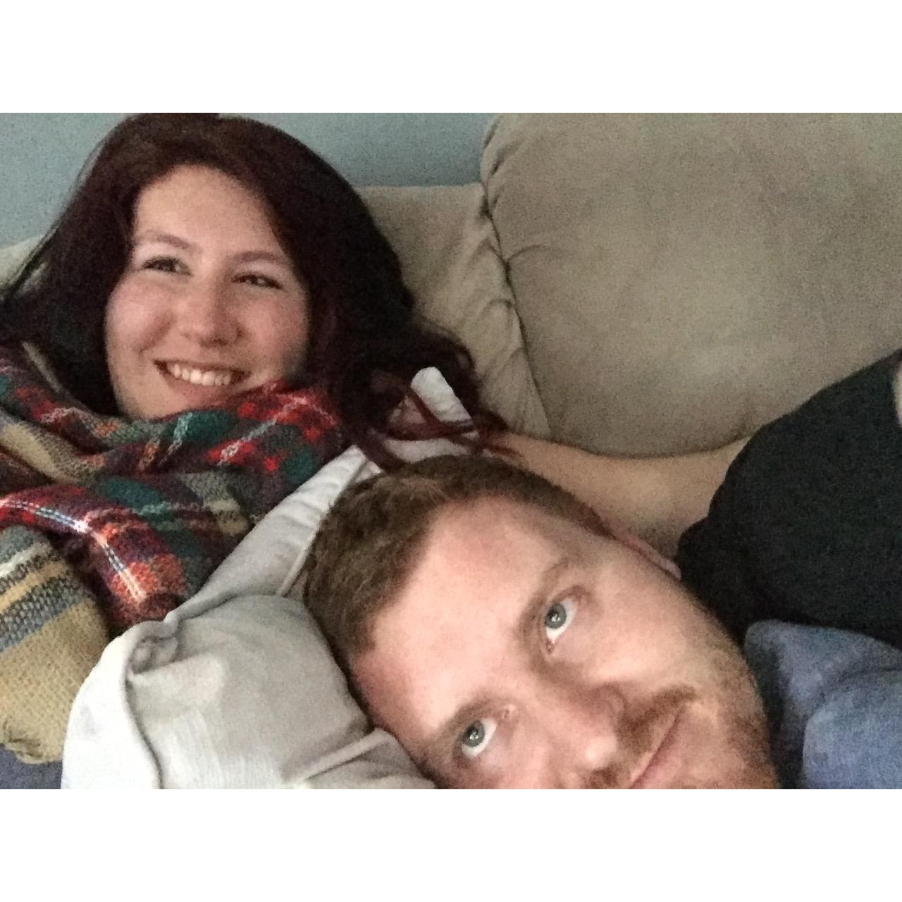 Lazy Sunday morning netflix cuddles