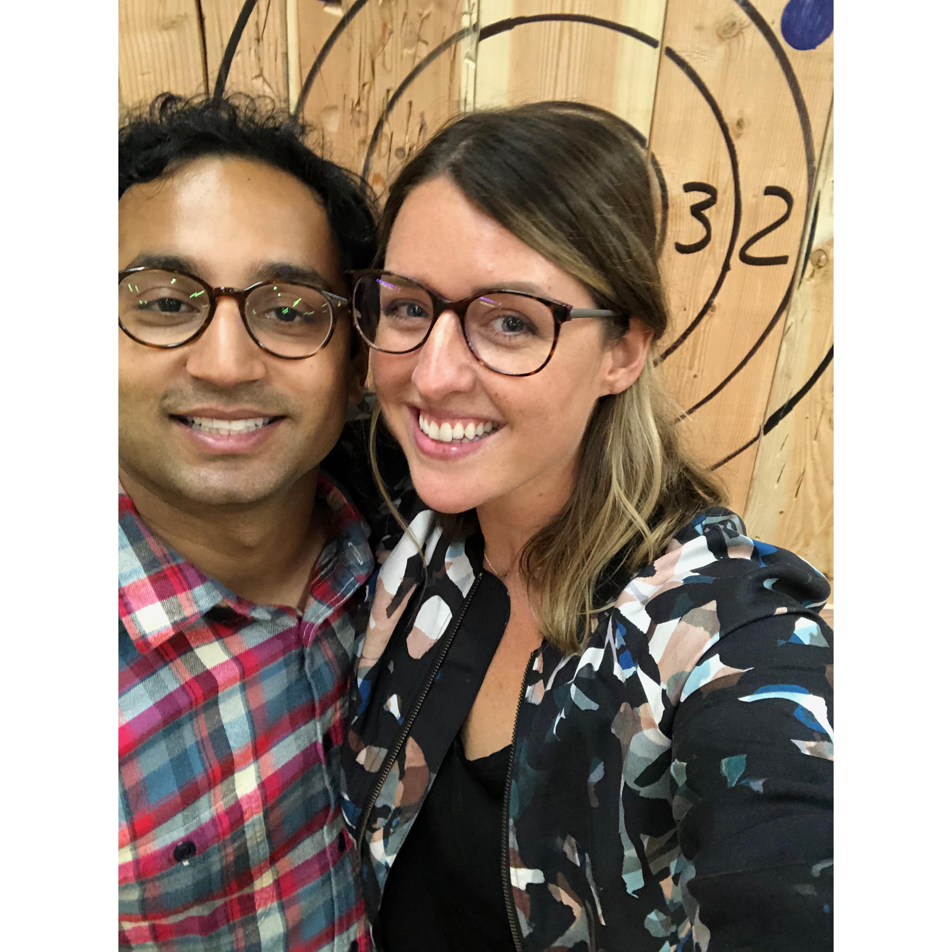 Axe Throwing secret talent