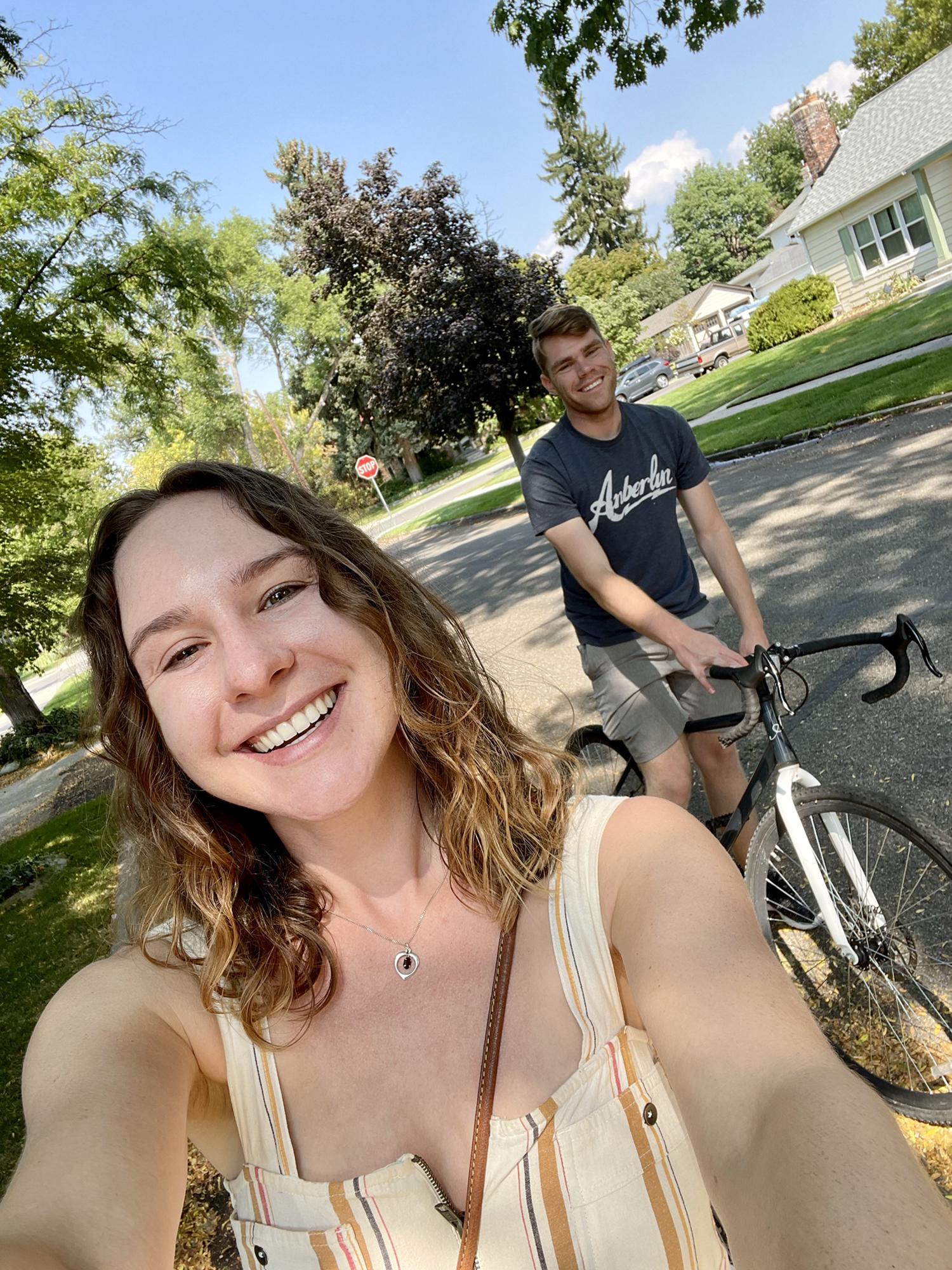 Bike exploring selfie!