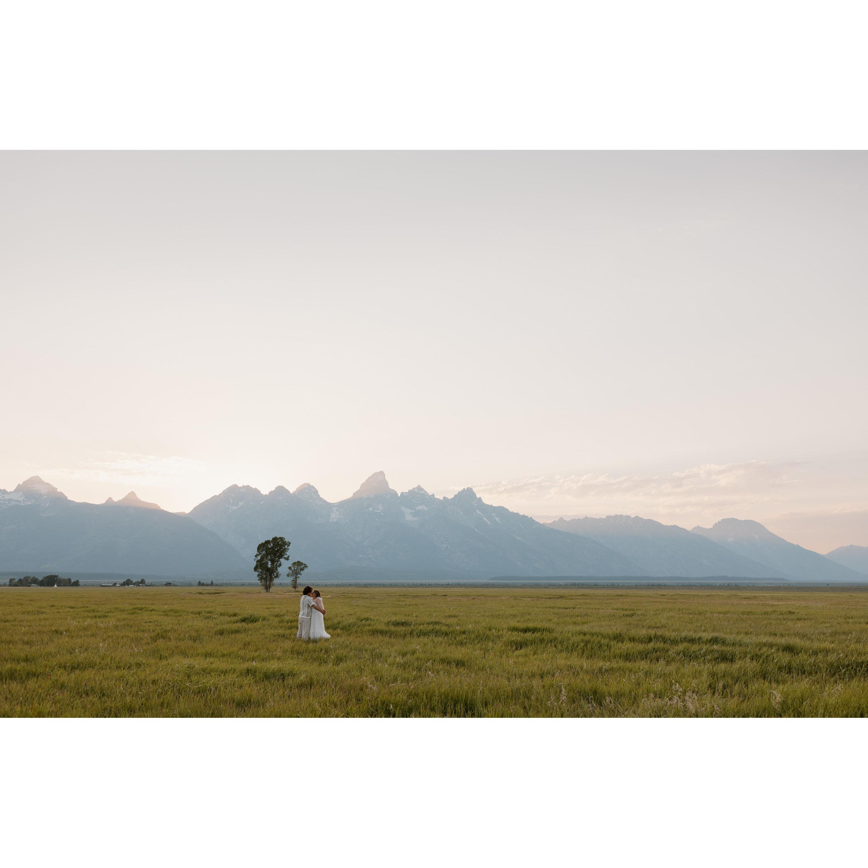 Our magical engagement session at Teton National Park!
