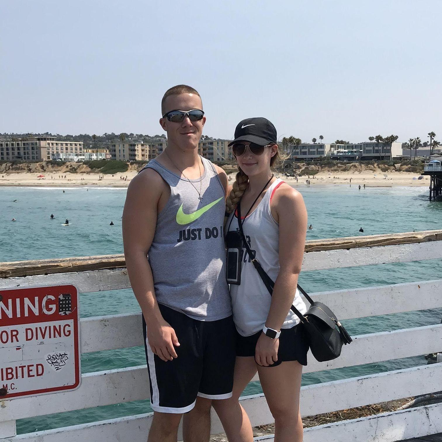 2017: First trip away together to San Diego, CA