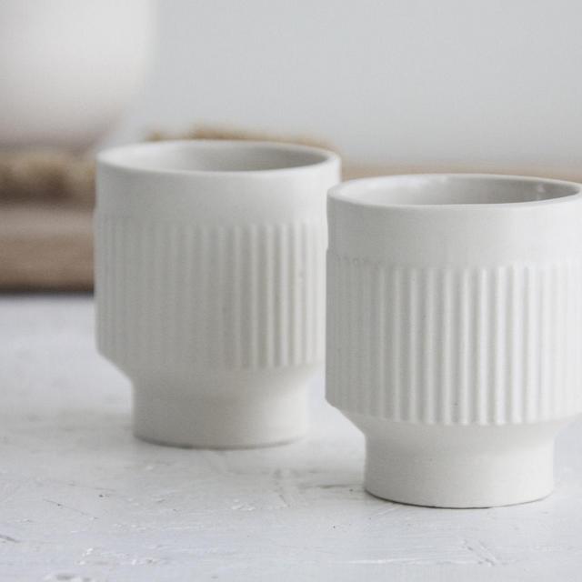 Modern ceramic espresso cup in...