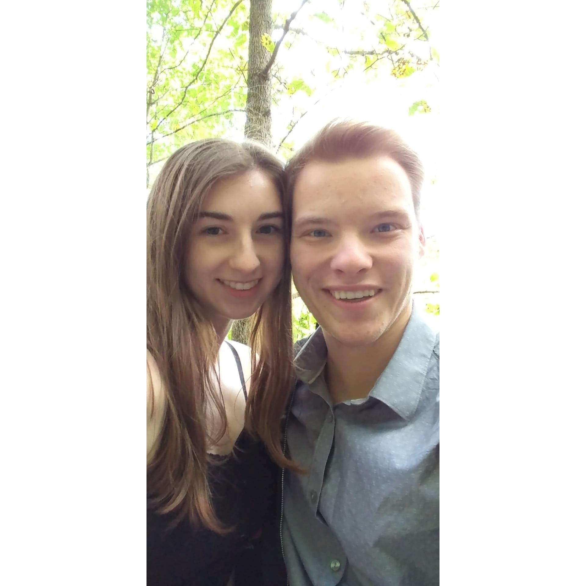 Our first date!