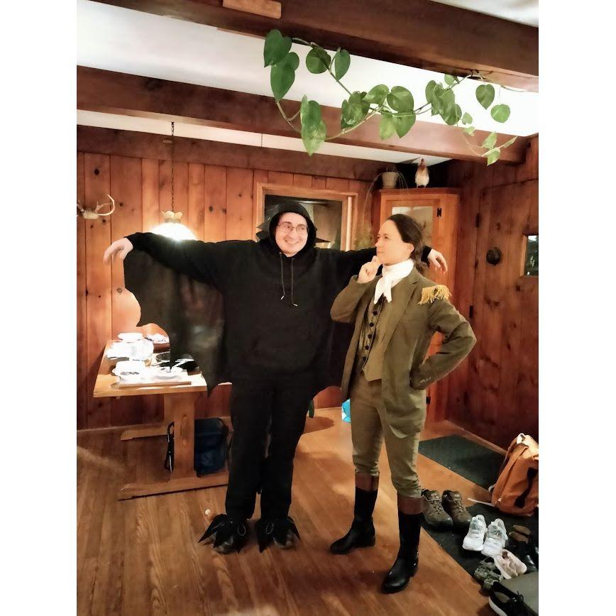 Happy Halloween! (Bonus points for guessing our literary character costumes.)